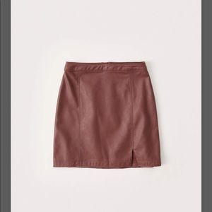 AbercrombieandFitch Vegan leather mini skirt Sold